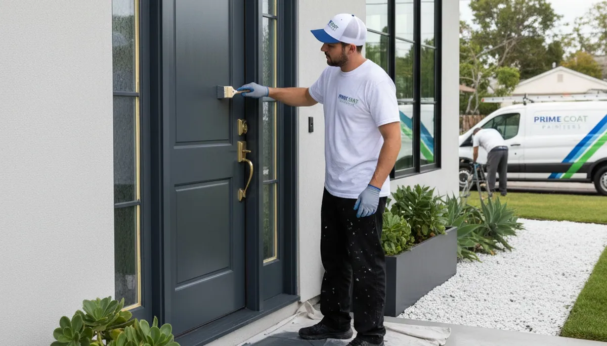 Professional door painting and refinishing by expert house painters in Portland, OR