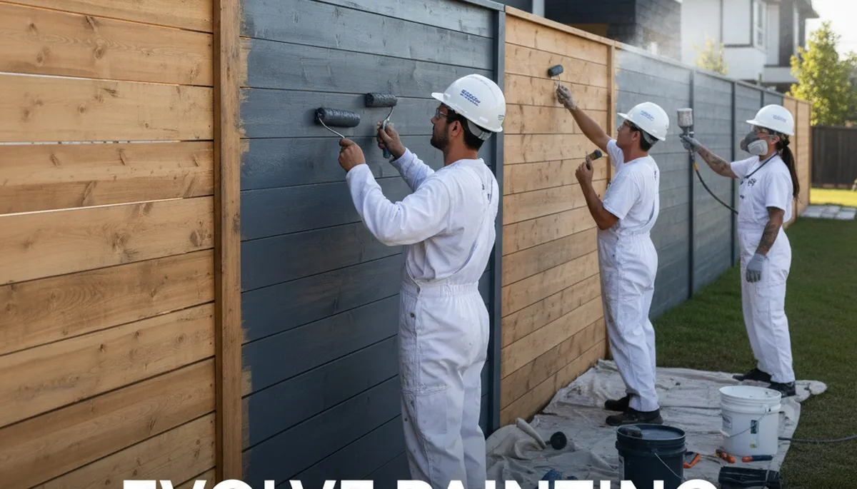 Professional fence painting service in Portland OR by expert residential painters