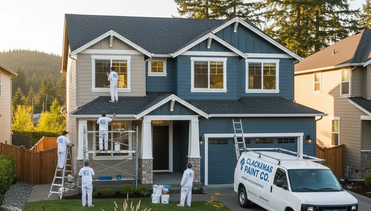 Professional house painters serving Portland, OR for exterior and interior painting projects
