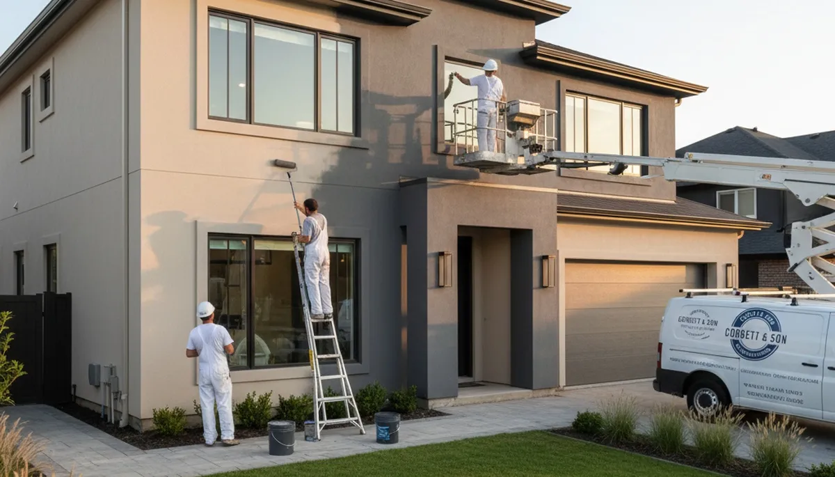 Portland, OR house painters providing professional interior and exterior painting services