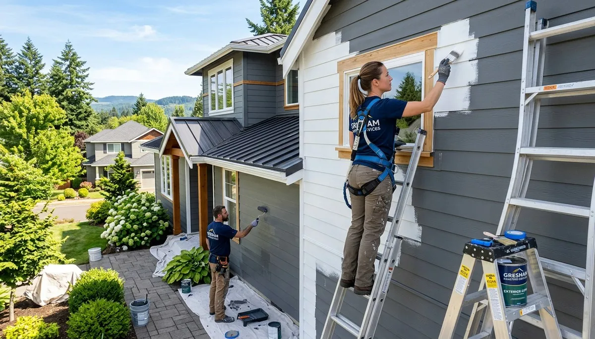 Professional house painters in Portland OR providing expert exterior home painting services