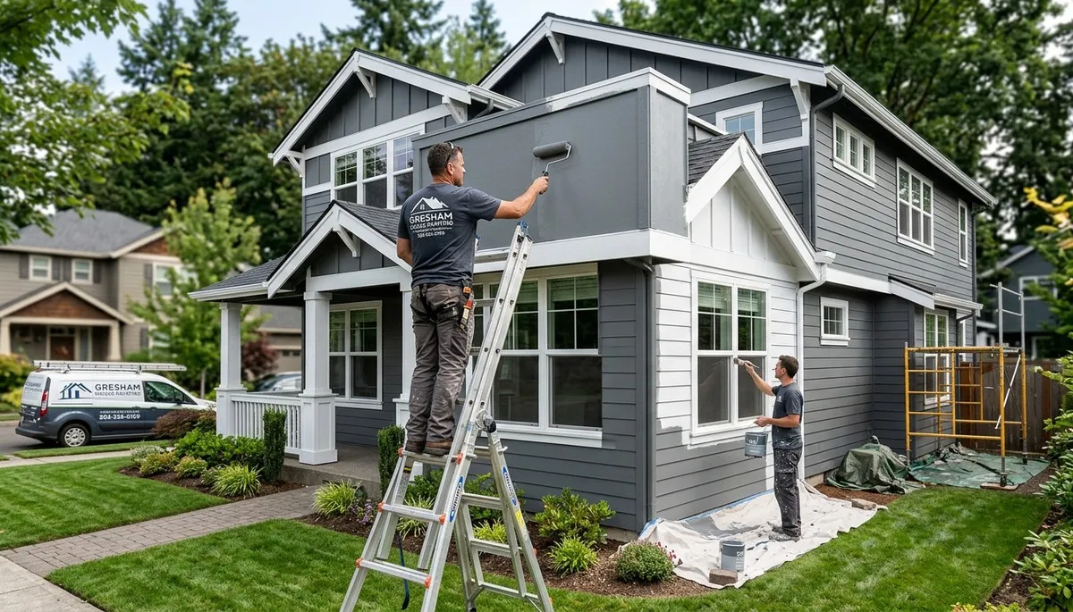 Professional house painters in Portland OR providing expert residential painting services