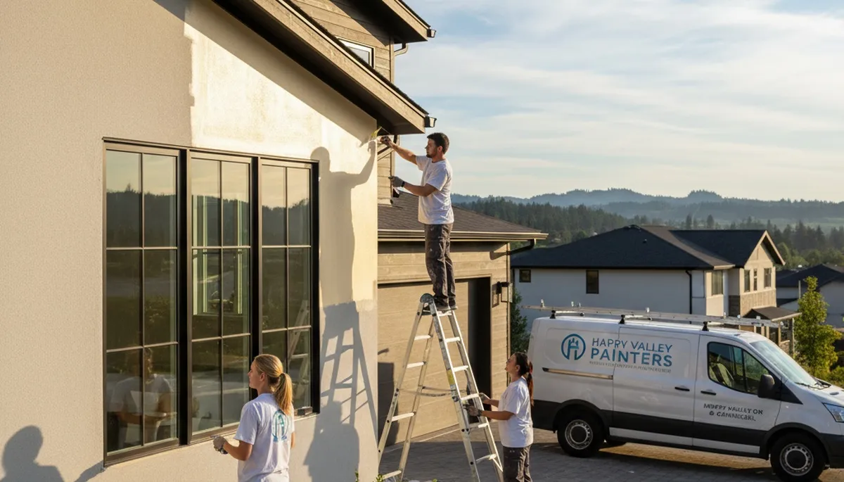 Professional house painters in Portland OR providing expert residential exterior painting services