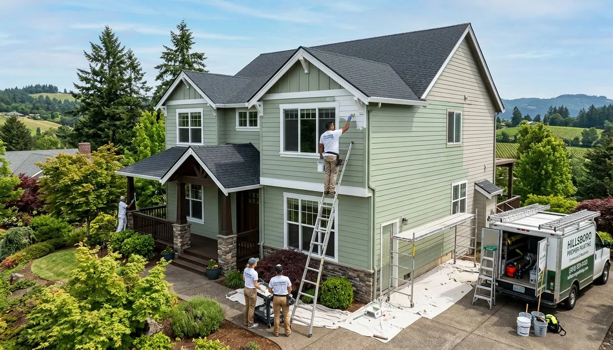 Professional house painters in Portland OR providing expert exterior and interior painting services