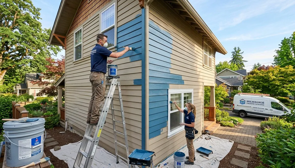 Professional house painting services in Portland OR by skilled residential painters