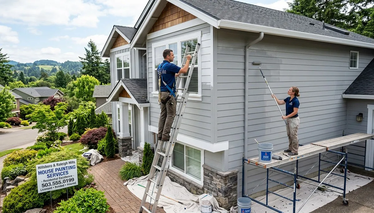 Professional house painters in Portland OR providing exterior and interior painting services