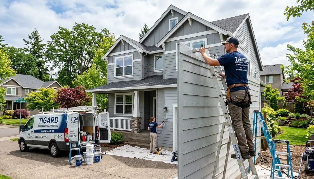 Professional house painters in Portland OR providing expert residential painting services