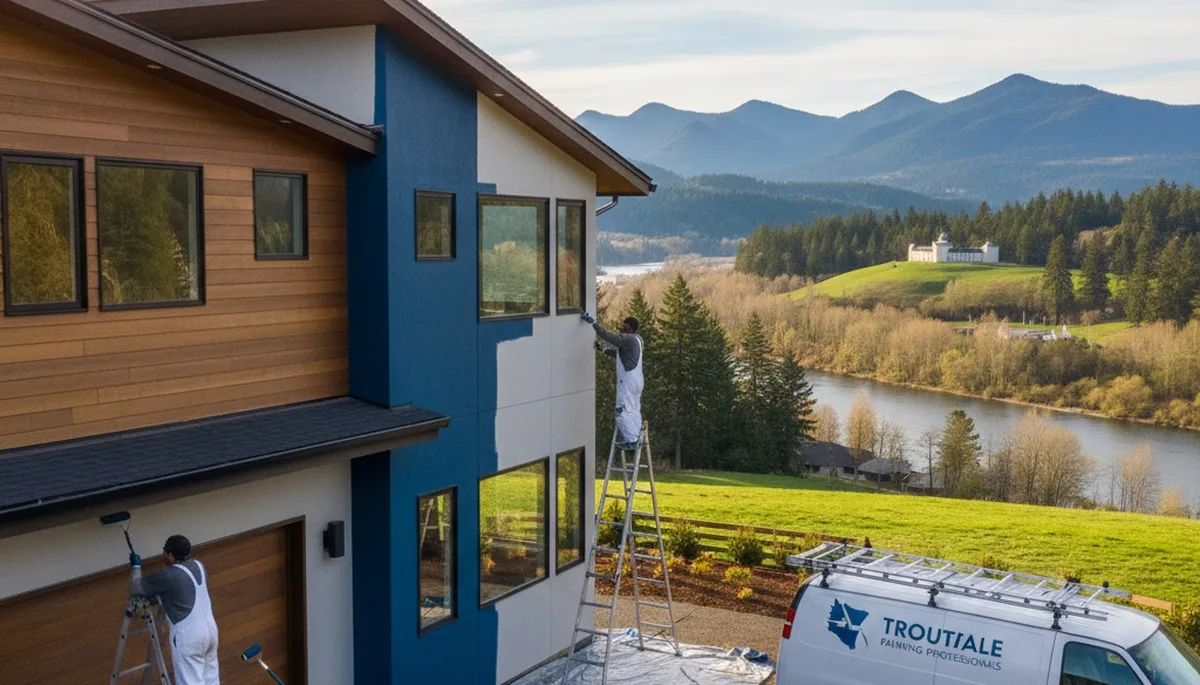 House painters in Portland, OR providing professional residential painting services