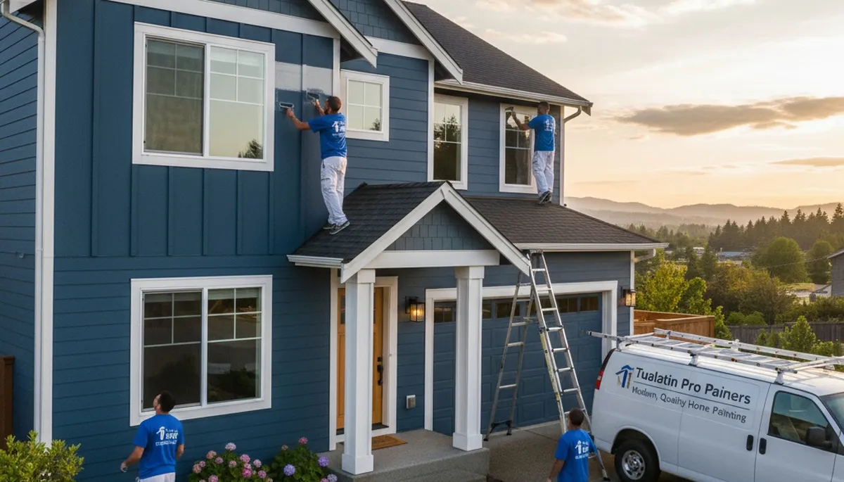 Portland, OR house painters providing professional exterior and interior painting services
