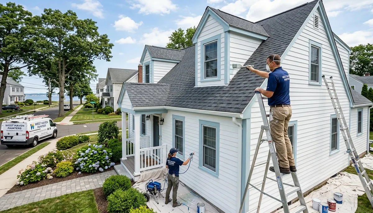 Professional house painters in Portland OR providing residential exterior painting services