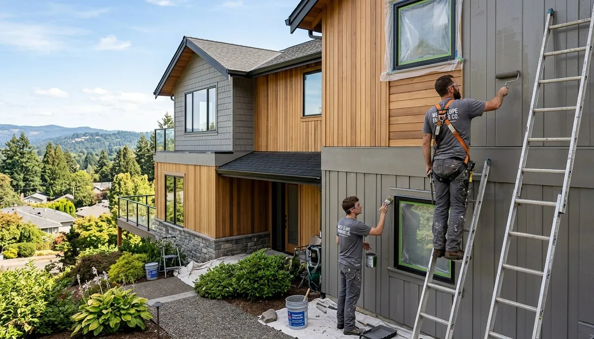 Professional house painters in Portland OR providing expert exterior painting services