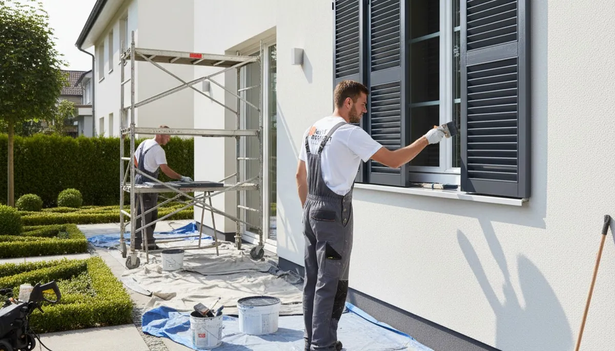 Professional shutter painting in Portland, OR with durable finishes for weather protection