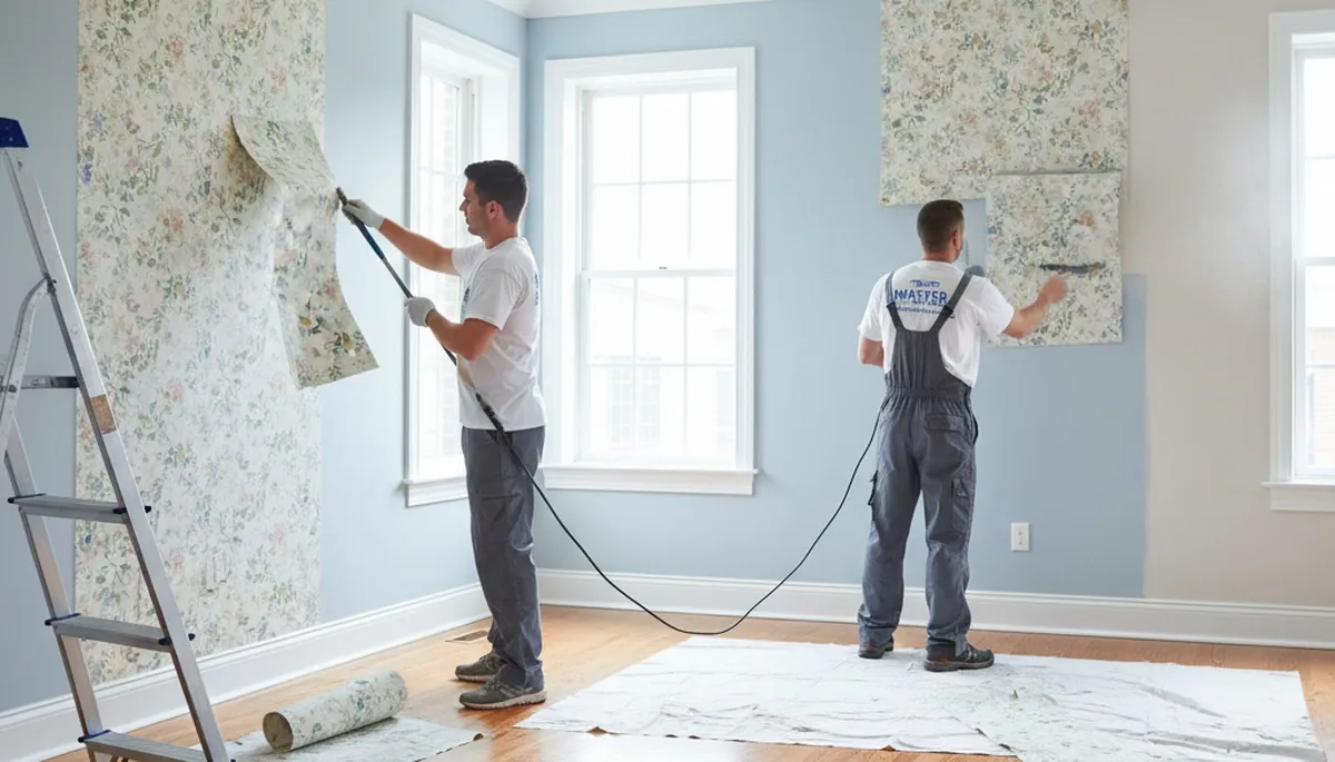 Professional wallpaper removal and wall prep by expert painters in Portland, OR homes